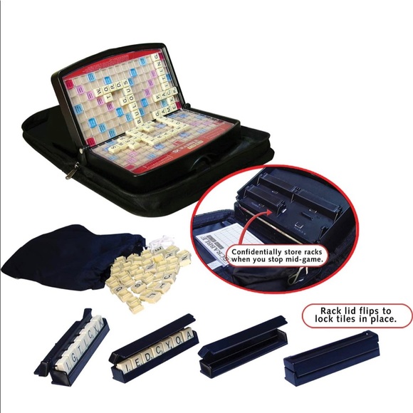 Scrabble Game Folio Edition, Travel Size - Picture 1 of 4